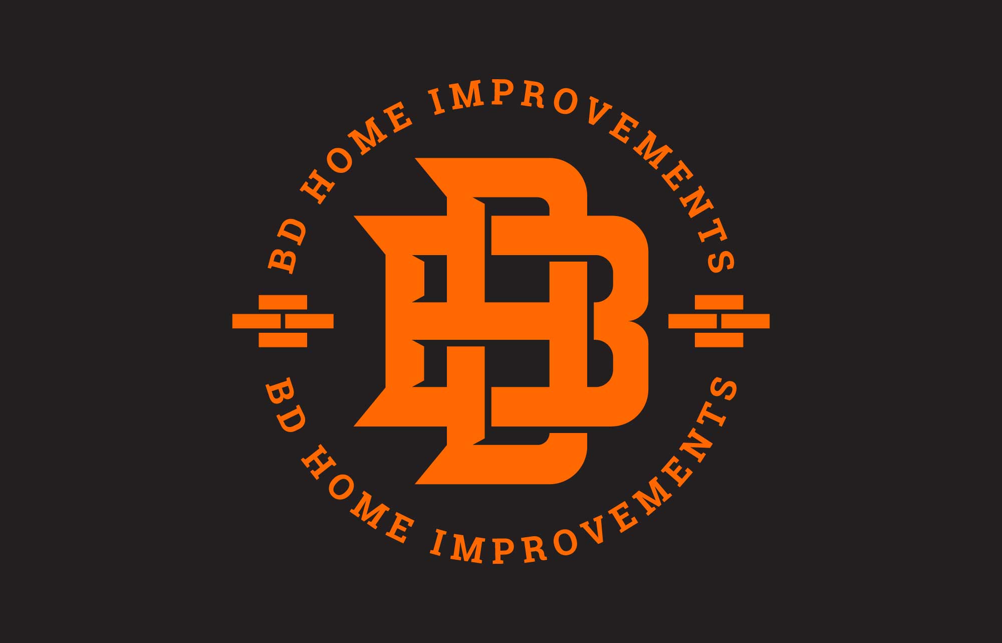 BD Home Improvement Logo by Beyond Lines