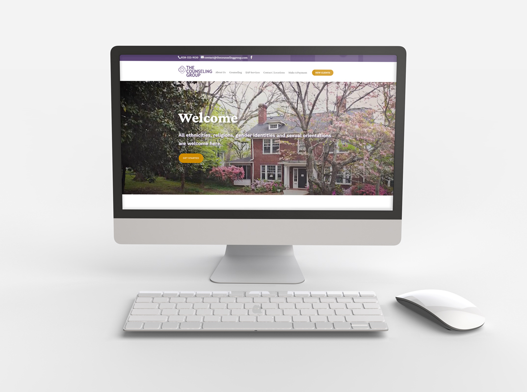 The Counseling Group Website designed by Beyond Lines