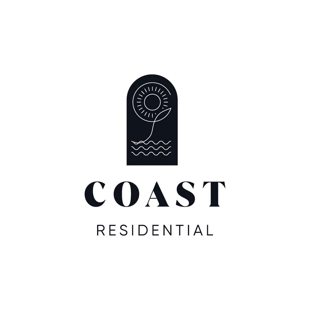 Coast Residential Logo Design Concept
