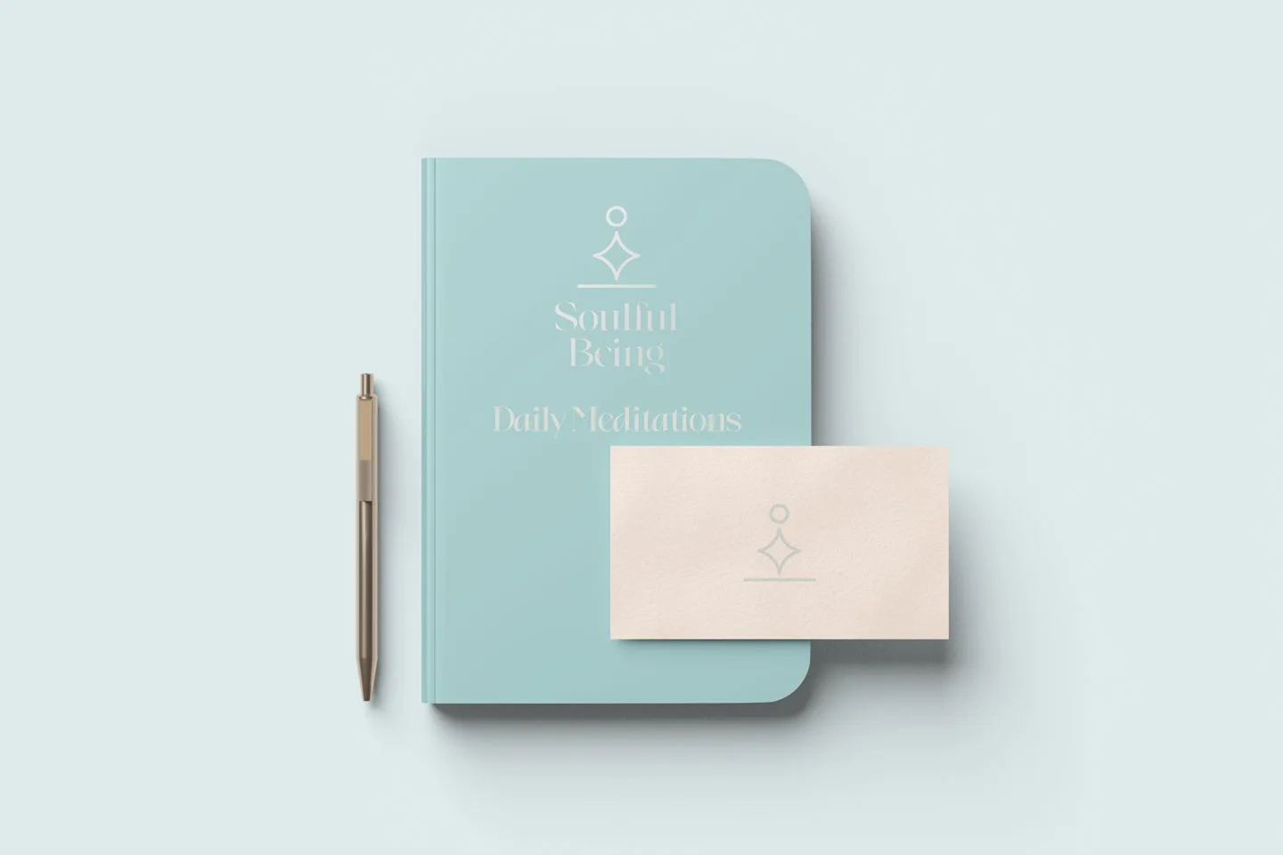 Soulful Being Logo Design on Stationery