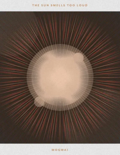 Album cover design for Mogwai's The Sun Smells Too Loud